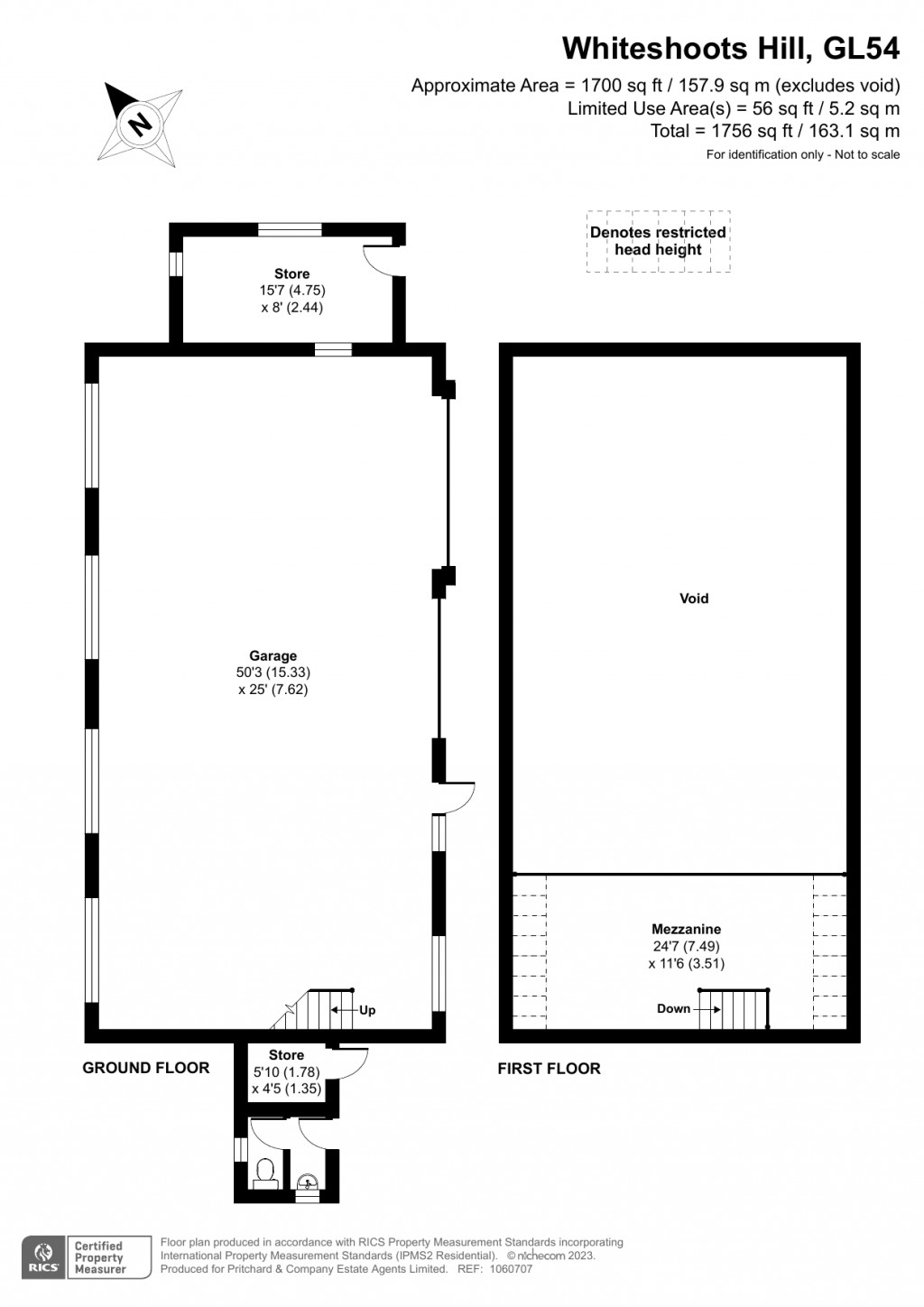 Floorplans For Whiteshoots Garage Whiteshoots Hill, Bourton On The Water, Cheltenham, Gloucestershire