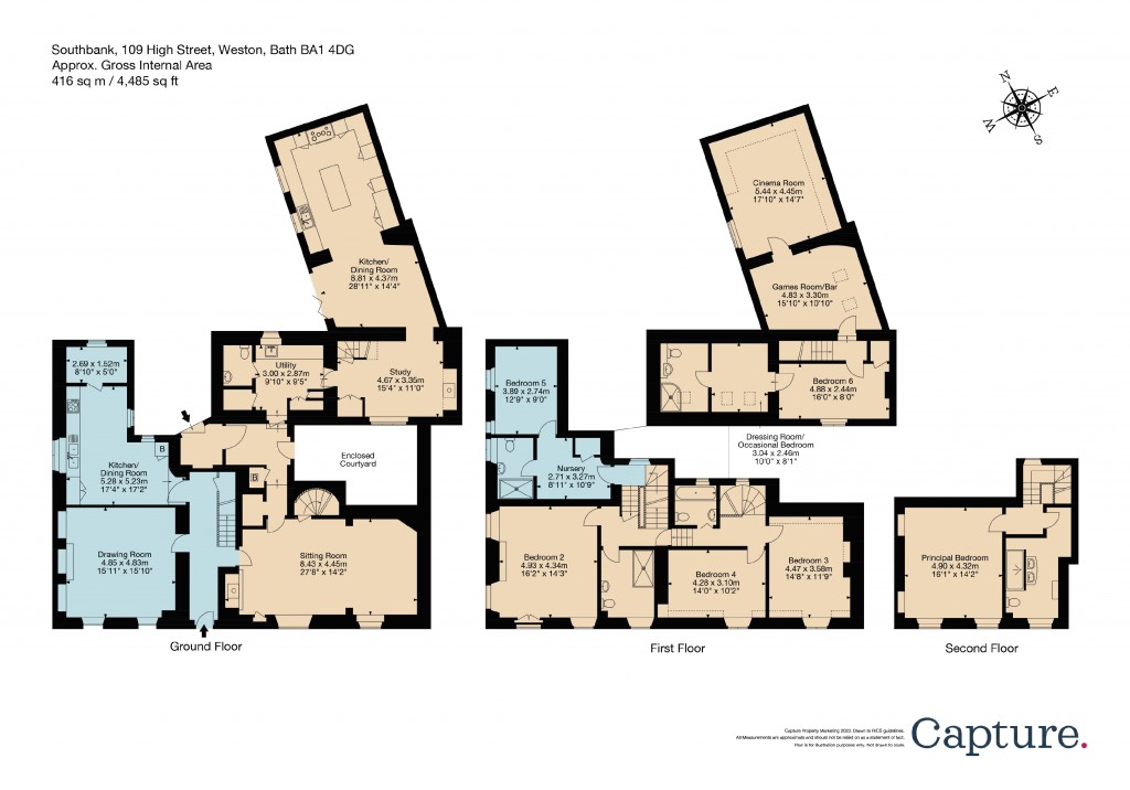 Floorplans For High Street, Weston, Bath