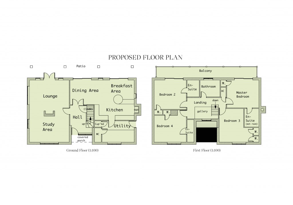 Floorplans For Ettington, Stratford Upon Avon, South Warwickshire