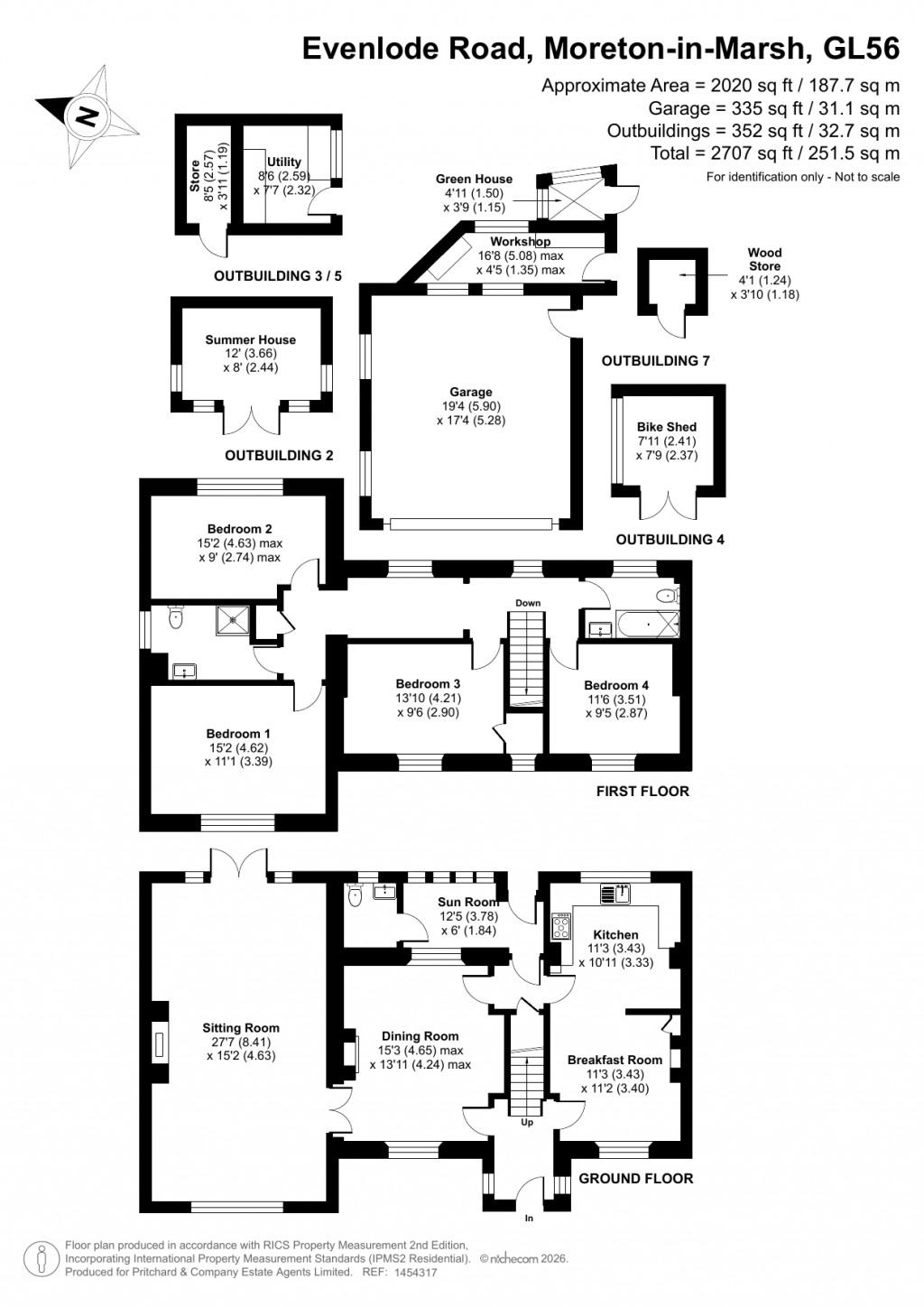 Floorplans For Moreton In Marsh, Gloucestershire